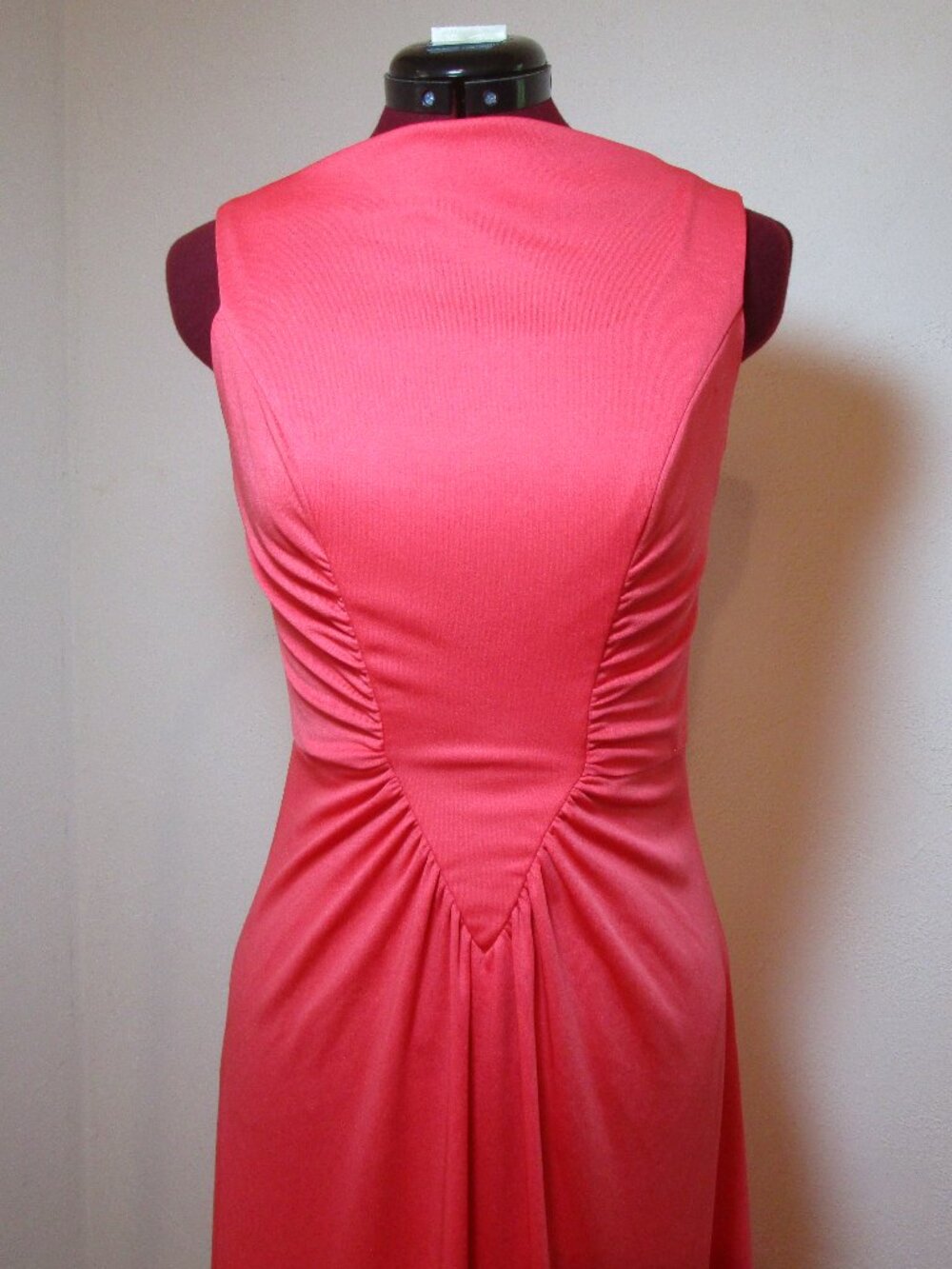Vintage Coral Alison Ayres Maxi Dress